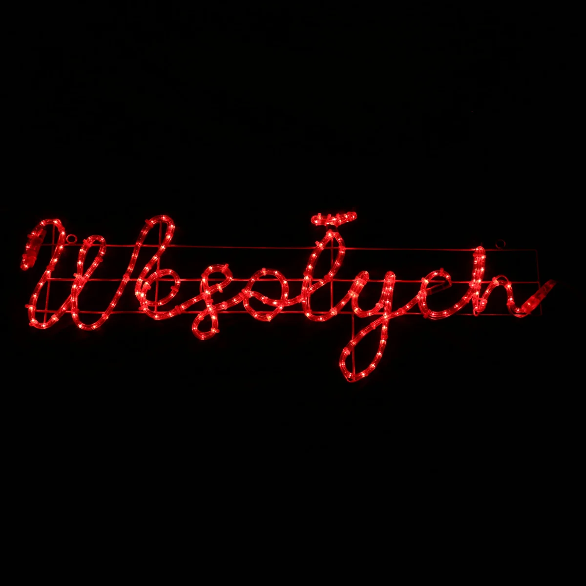 LED-kyltti Wesołych Świąt - 44x173cm - ulkokäyttöön joulun valot - Image 5